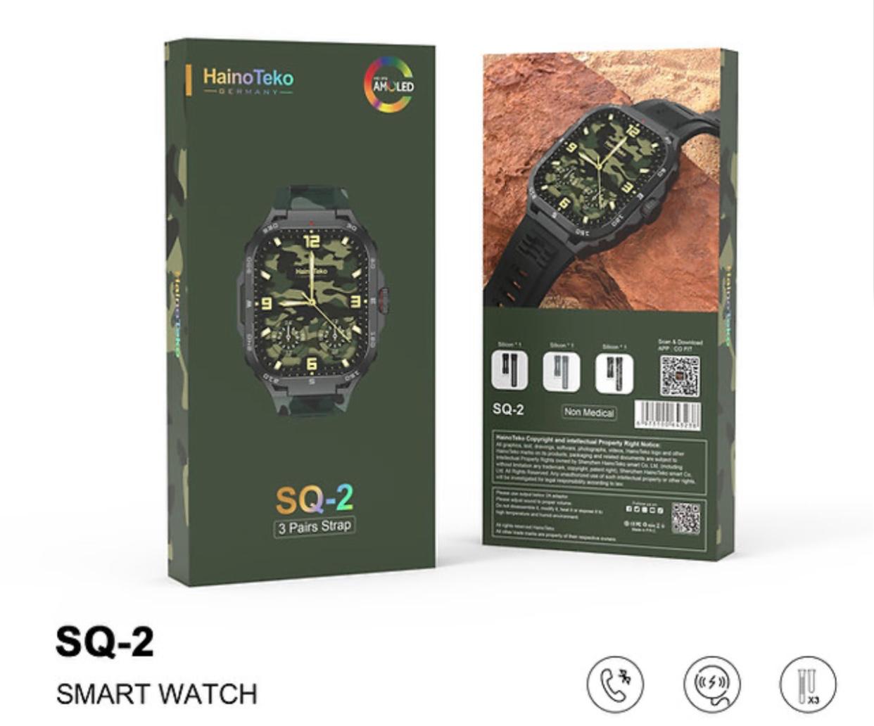 Military Rugged Smart Watch Haino Teko Germany SQ-2