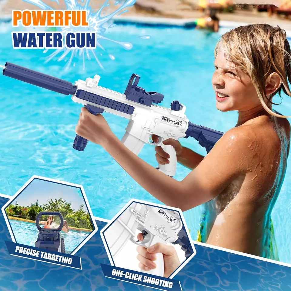 Electric Water Guns M416 for Kids Water Summer Toy for Outdoor Pool Water Fighting
