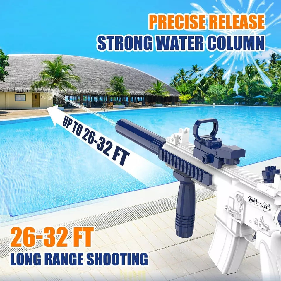 Electric Water Guns M416 for Kids Water Summer Toy for Outdoor Pool Water Fighting