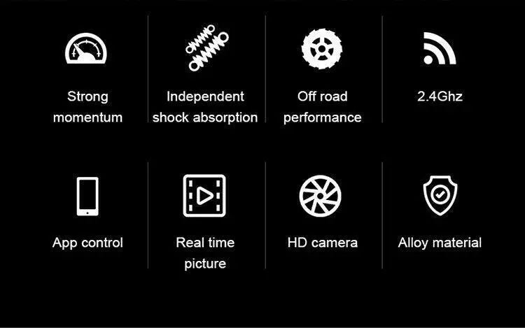 Remote Control High Speed Vehicle Off-Road 2.4G WIFI Camera RC Car Truck